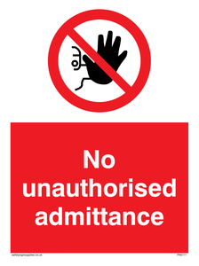 PA6111: No unauthorised admittance
