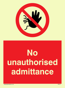 PA6111: No unauthorised admittance