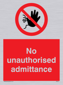 PA6111: No unauthorised admittance