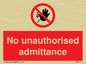PA6111: No unauthorised admittance