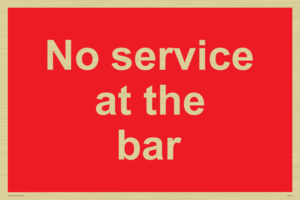 PA6144: No service at the bar