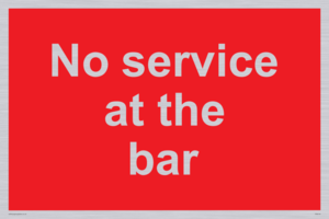 PA6144: No service at the bar