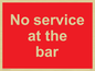 PA6144: No service at the bar