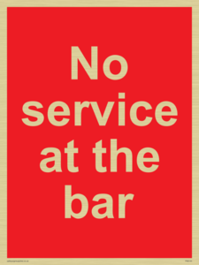 PA6144: No service at the bar