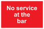 PA6144: No service at the bar