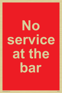 PA6144: No service at the bar