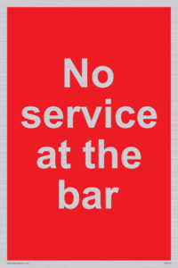 PA6144: No service at the bar