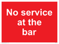 PA6144: No service at the bar