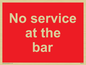 PA6144: No service at the bar