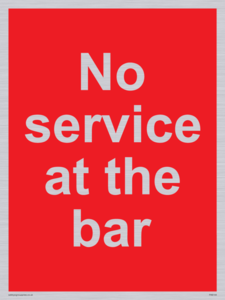 PA6144: No service at the bar