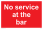 PA6144: No service at the bar