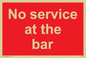 PA6144: No service at the bar
