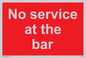 PA6144: No service at the bar