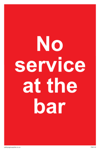 PA6144: No service at the bar