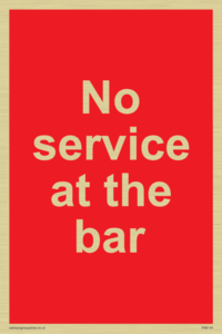 PA6144: No service at the bar