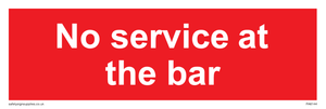 PA6144: No service at the bar