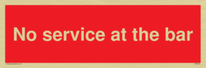 PA6144: No service at the bar