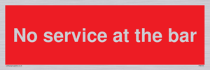 PA6144: No service at the bar