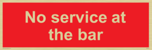 PA6144: No service at the bar