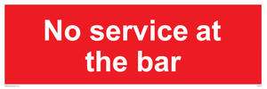 PA6144: No service at the bar