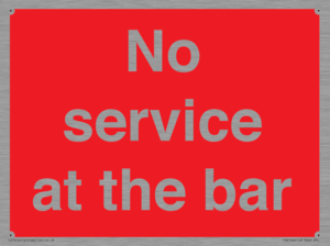 PA6144: No service at the bar