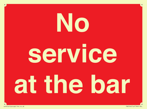PA6144: No service at the bar