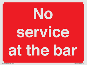 PA6144: No service at the bar