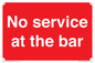 PA6144: No service at the bar