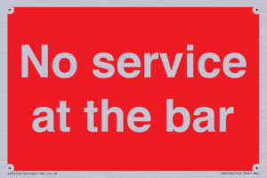 PA6144: No service at the bar