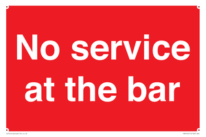 PA6144: No service at the bar