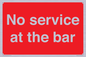 PA6144: No service at the bar