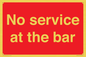 PA6144: No service at the bar