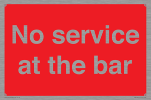 PA6144: No service at the bar