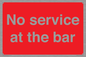 PA6144: No service at the bar