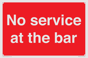 PA6144: No service at the bar