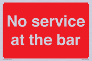 PA6144: No service at the bar