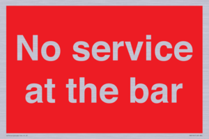 PA6144: No service at the bar