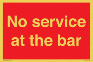 PA6144: No service at the bar
