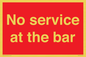PA6144: No service at the bar
