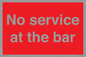 PA6144: No service at the bar