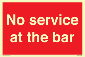 PA6144: No service at the bar