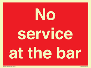 PA6144: No service at the bar