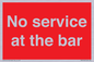 PA6144: No service at the bar