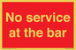 PA6144: No service at the bar