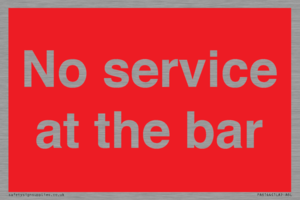 PA6144: No service at the bar