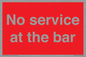 PA6144: No service at the bar