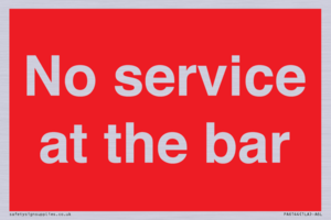 PA6144: No service at the bar