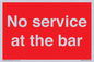 PA6144: No service at the bar