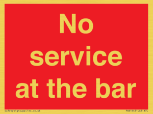 PA6144: No service at the bar