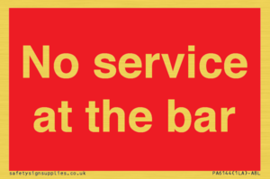 PA6144: No service at the bar